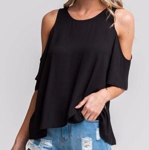 Lush Cold Shoulder Top